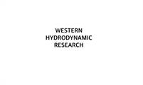 Western Hydrodynamic Research  Western  Hydrodynamic Research